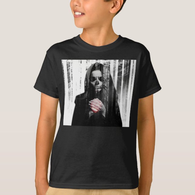 Falln Death Waits T-Shirt (Front)