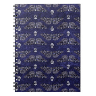 Falln Deathshead Moth and Skulls Notebook