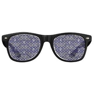 Falln Deathshead Moth and Skulls Retro Sunglasses