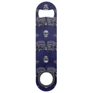 Falln Deathshead Moth and Skulls Speed Bottle Opener