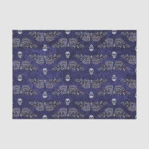 Falln Deathshead Moth and Skulls Tissue Paper