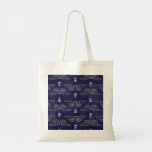 Falln Deathshead Moth and Skulls Tote Bag