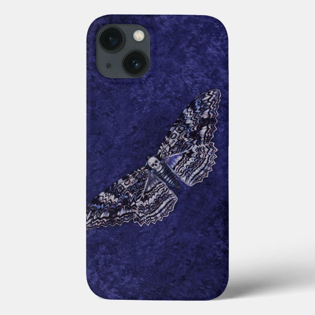 Falln Deathshead Moth Case-Mate iPhone Case (Back)