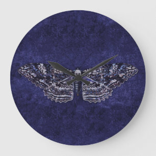 Falln Deathshead Moth Large Clock