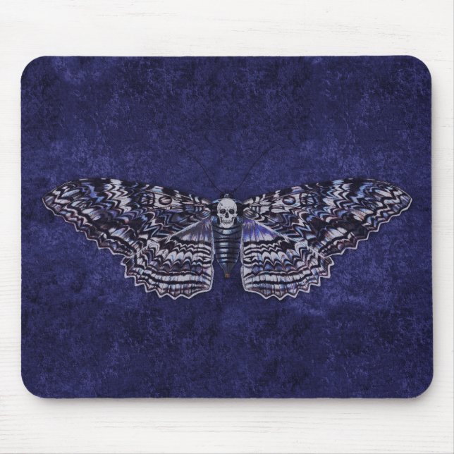 Falln Deathshead Moth Mouse Pad (Front)