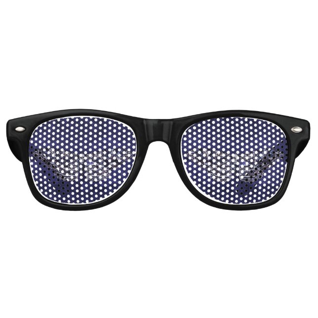 Falln Deathshead Moth Retro Sunglasses (Front)