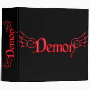 Falln Demon With Wings Binder