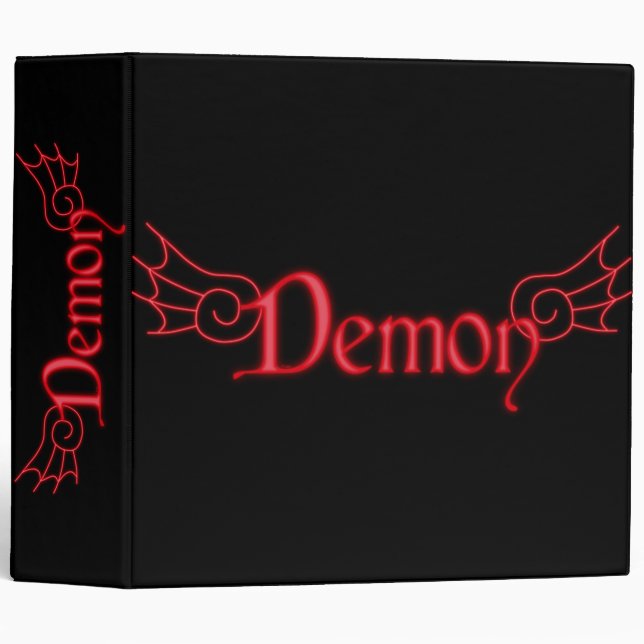 Falln Demon With Wings Binder (Front/Spine)