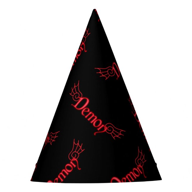 Falln Demon With Wings Party Hat (Front)