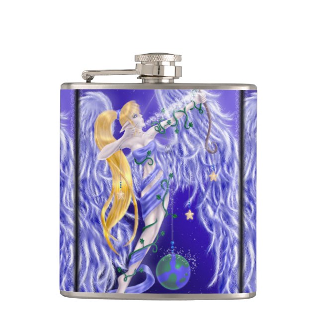 Falln Earth Angel Hip Flask (Front)