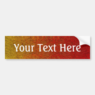 Falln Flame Glitter Gradient Bumper Sticker