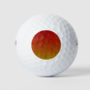 Falln Flame Glitter Gradient Golf Balls