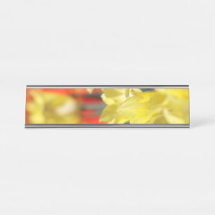 Falln Floral Summer Glow Desk Name Plate
