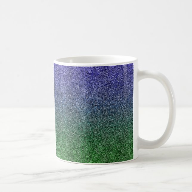 Falln Forest Nightfall Glitter Gradient Coffee Mug (Right)