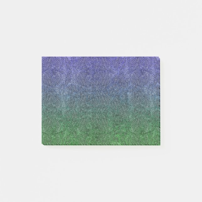 Falln Forest Nightfall Glitter Gradient Post-it Notes (Front)