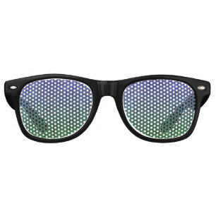 Falln Forest Nightfall Glitter Gradient Retro Sunglasses