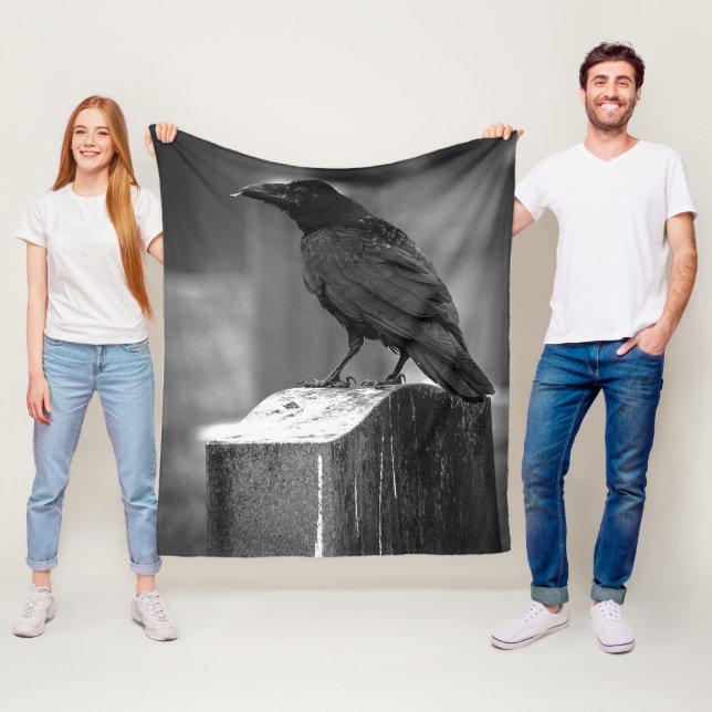 Falln Found A Feather Fleece Blanket (In Situ)