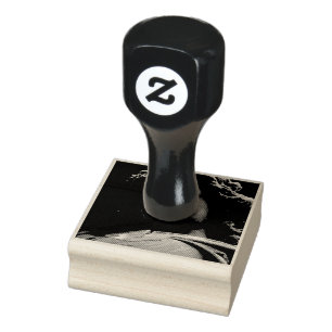 Falln Gabriel Descending Rubber Stamp