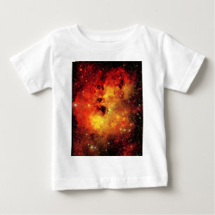Falln Galaxy on Fire Baby T-Shirt