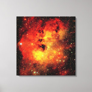 Falln Galaxy on Fire Canvas Print