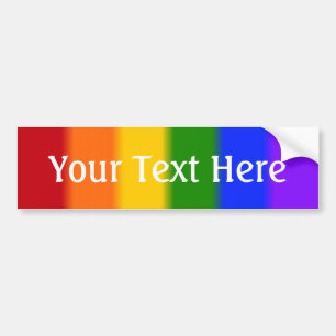 Falln Gay Pride Flag Bumper Sticker