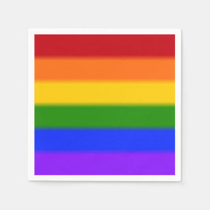 Falln Gay Pride Flag Napkin
