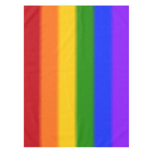 Falln Gay Pride Flag Tablecloth