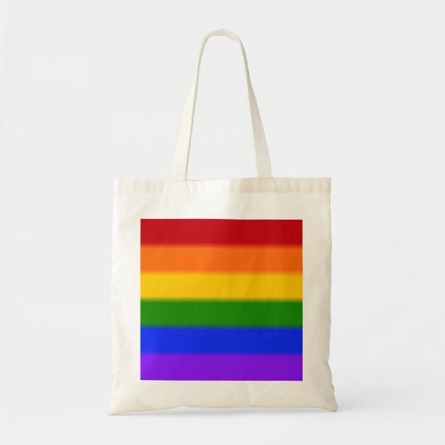 Falln Gay Pride Flag Tote Bag (Front)