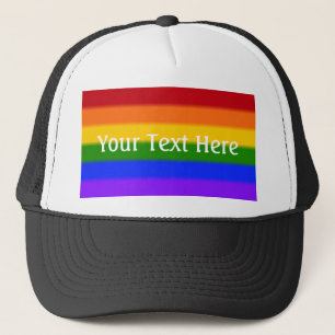 Falln Gay Pride Flag Trucker Hat