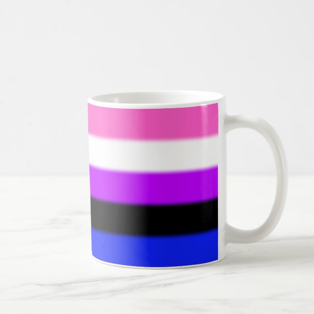 Falln Genderfluid Pride Flag Coffee Mug (Right)