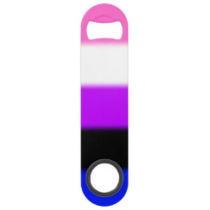 Falln Genderfluid Pride Flag Speed Bottle Opener