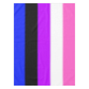 Falln Genderfluid Pride Flag Tablecloth