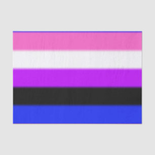 Falln Genderfluid Pride Flag Tissue Paper