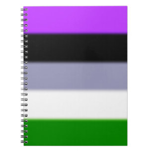 Falln Genderqueer Pride Flag Notebook
