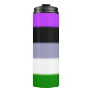 Falln Genderqueer Pride Flag Thermal Tumbler
