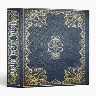 Falln Gilded Gold and Blue Book Binder