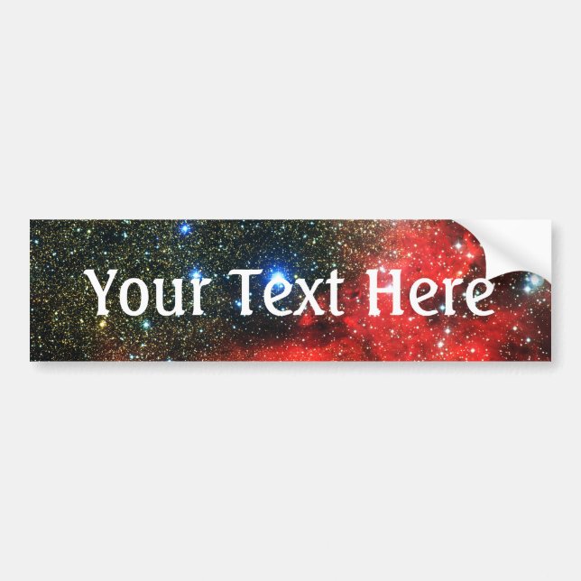 Falln Gold Dusted Galaxy Bumper Sticker (Front)