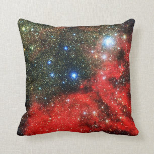 Falln Gold Dusted Galaxy Throw Pillow