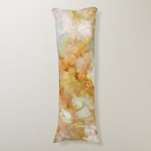 Falln Gold Rippled Marble Body Pillow