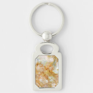 Falln Gold Rippled Marble Keychain