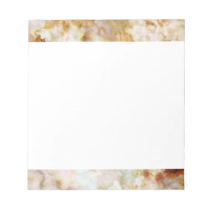 Falln Gold Rippled Marble Notepad