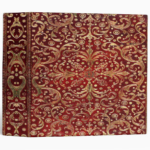 Falln Gold Swirled Red Book Binder
