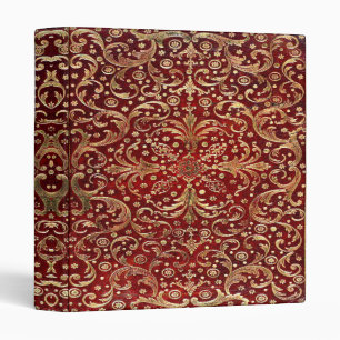 Falln Gold Swirled Red Book Binder