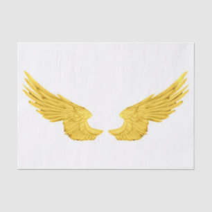 Falln Golden Angel Wings Tissue Paper