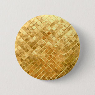 Falln Golden Chequerboard 2 Inch Round Button