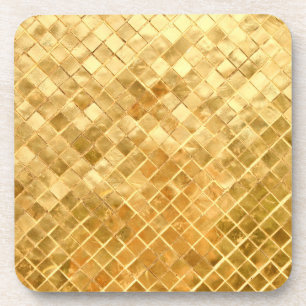 Falln Golden Chequerboard Coaster