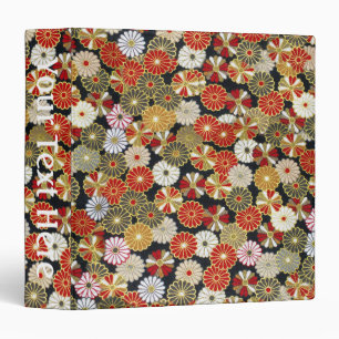 Falln Golden Chrysanthemums Binder