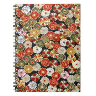 Falln Golden Chrysanthemums Notebook