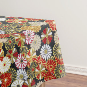 Falln Golden Chrysanthemums Tablecloth