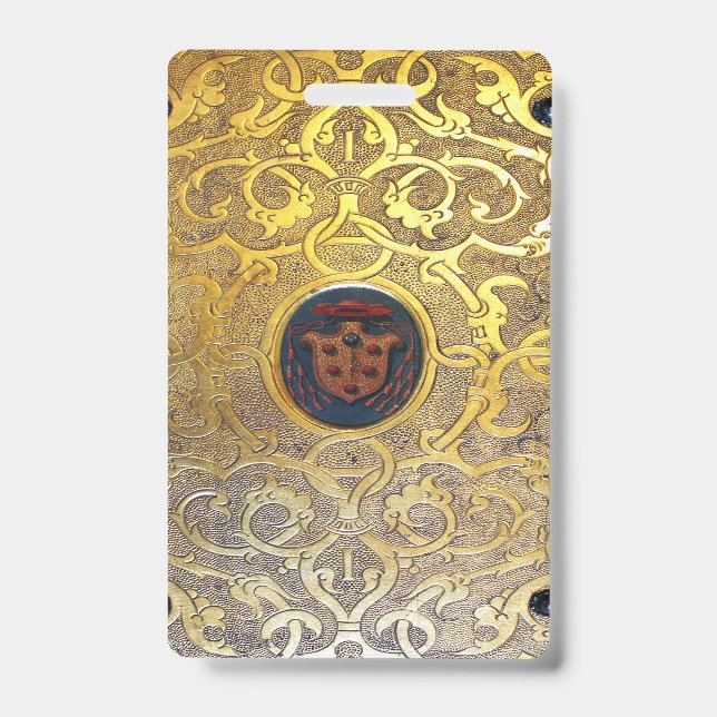 Falln Golden Swirls Badge (Front)